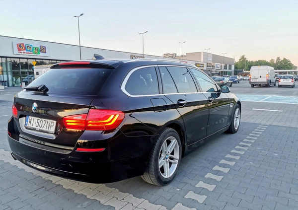 BMW Seria 5 cena 92250 przebieg: 290000, rok produkcji 2015 z Warszawa małe 781